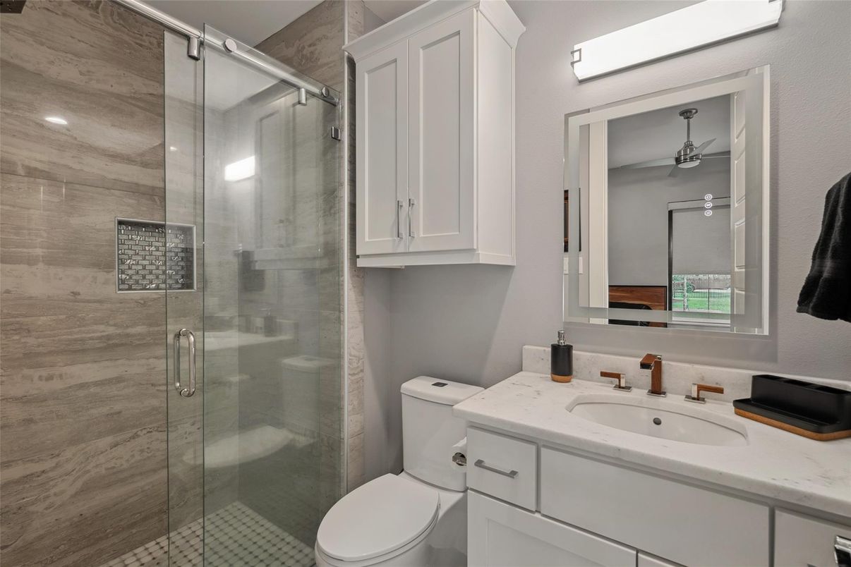 Bathroom, Glass Shower, Interior