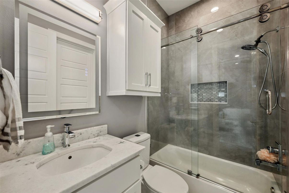 Bathroom, Glass Shower, Interior