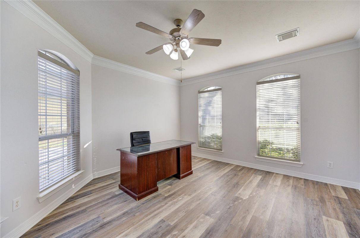 Home Office, Interior, Wood Texture Flooring