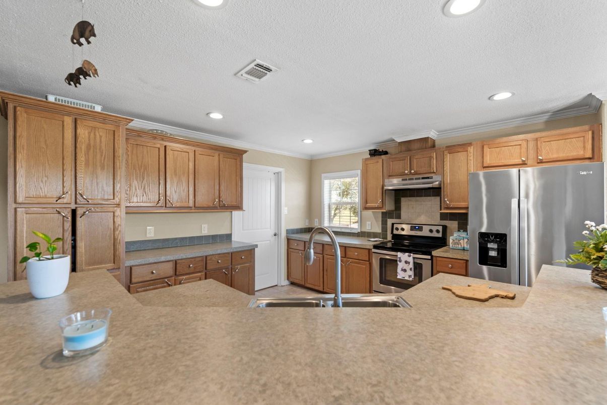 Interior, Kitchen, Recessed Lighting, Stainless Steel Appliances