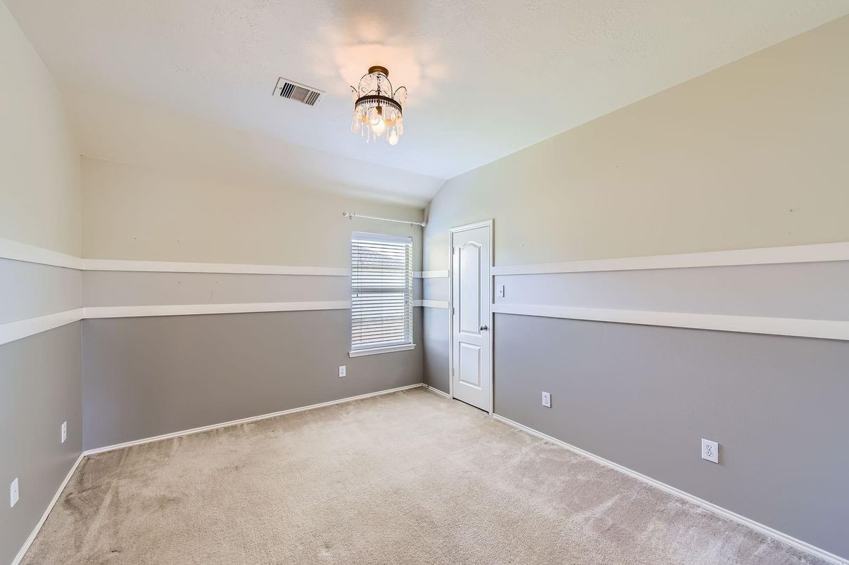 Chandelier, Empty room, Interior