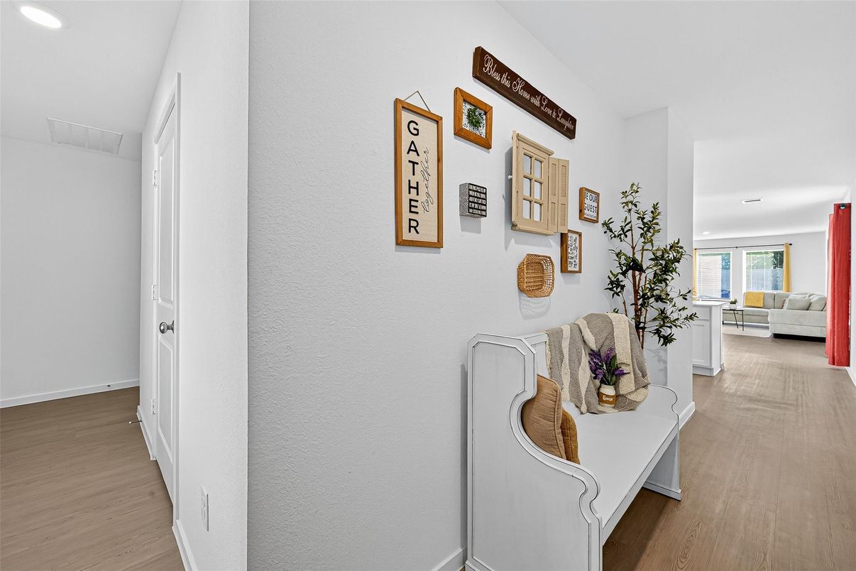 Interior, Recessed Lighting, Wood Texture Flooring