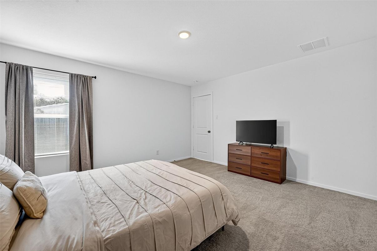 Bedroom, Interior, Recessed Lighting