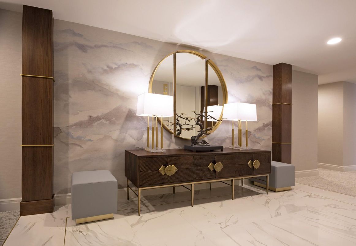 Interior, Marble, Recessed Lighting