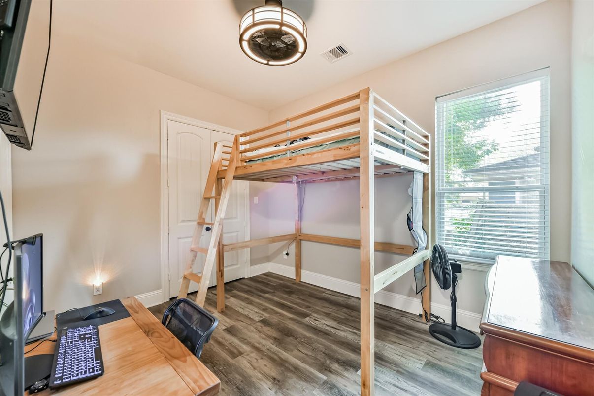 Home Office, Interior, Wood Texture Flooring