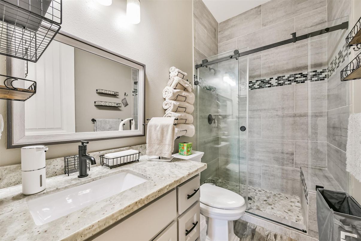 Bathroom, Glass Shower, Interior