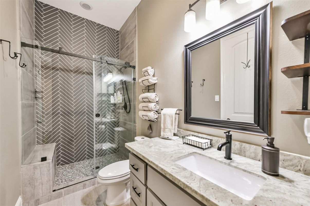Bathroom, Glass Shower, Interior