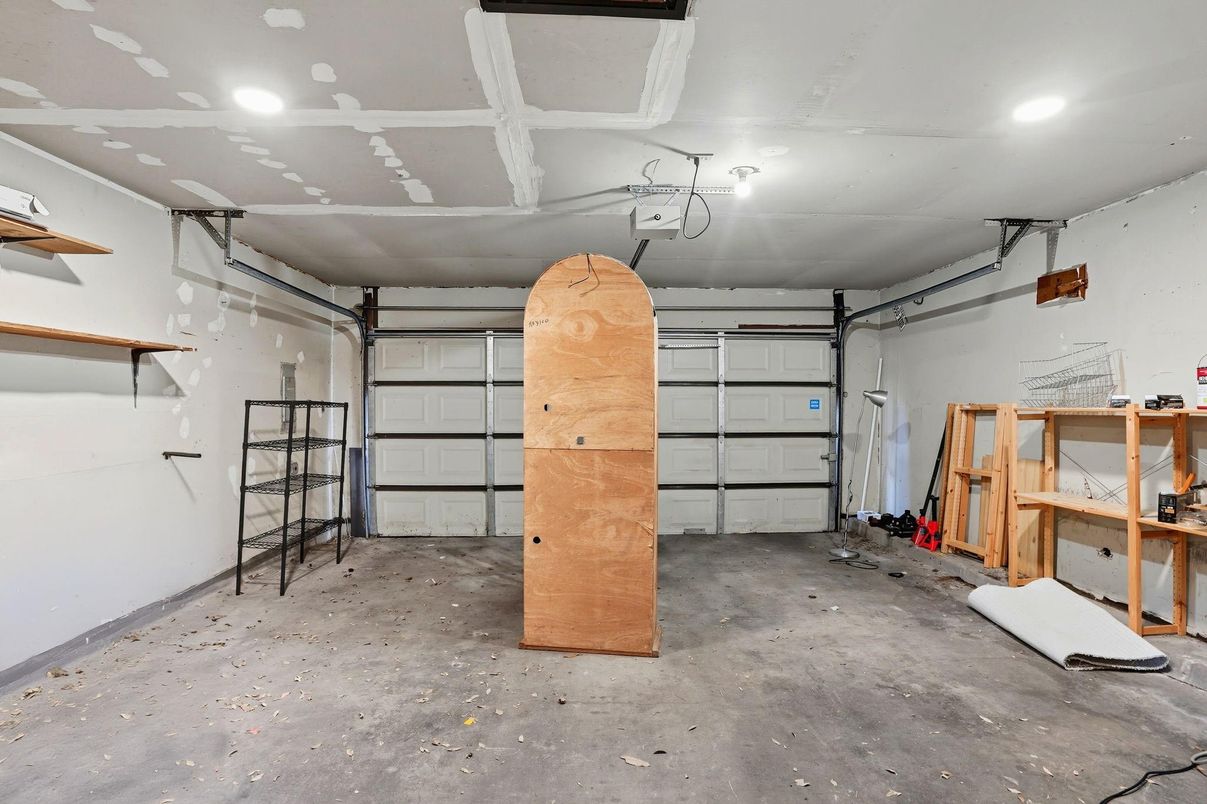 Garage, Interior, Recessed Lighting
