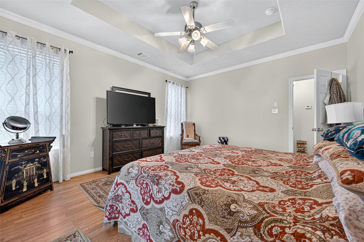 Bedroom, Interior, Wood Texture Flooring