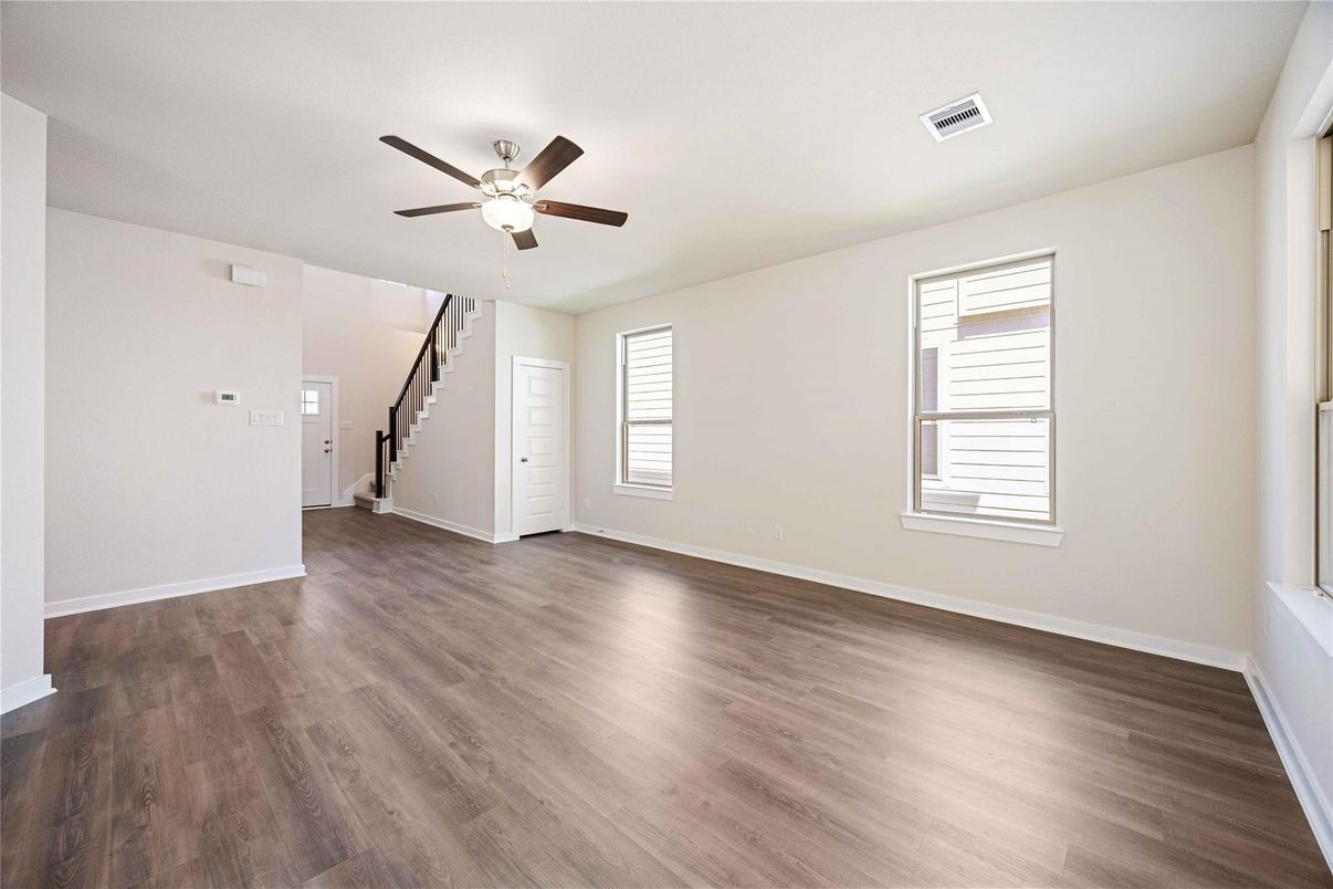 Empty room, Interior, Wood Texture Flooring