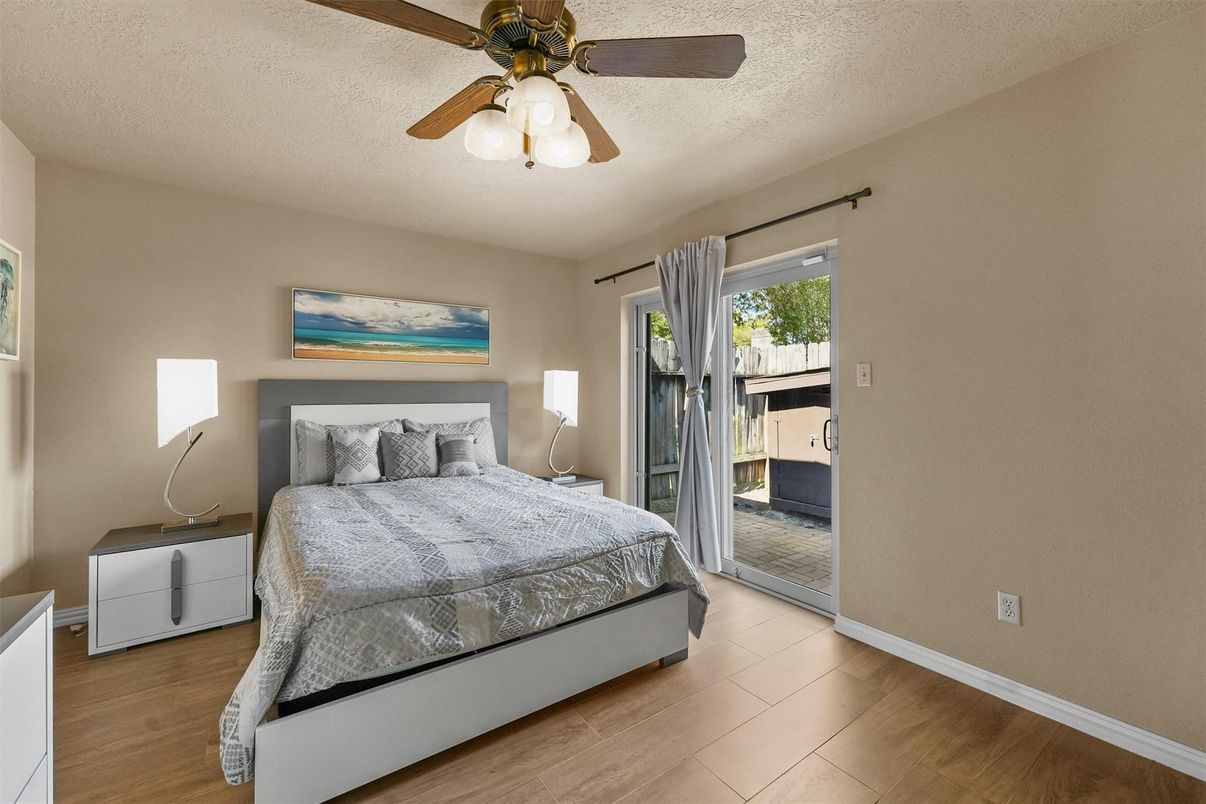Bedroom, Interior, Wood Texture Flooring