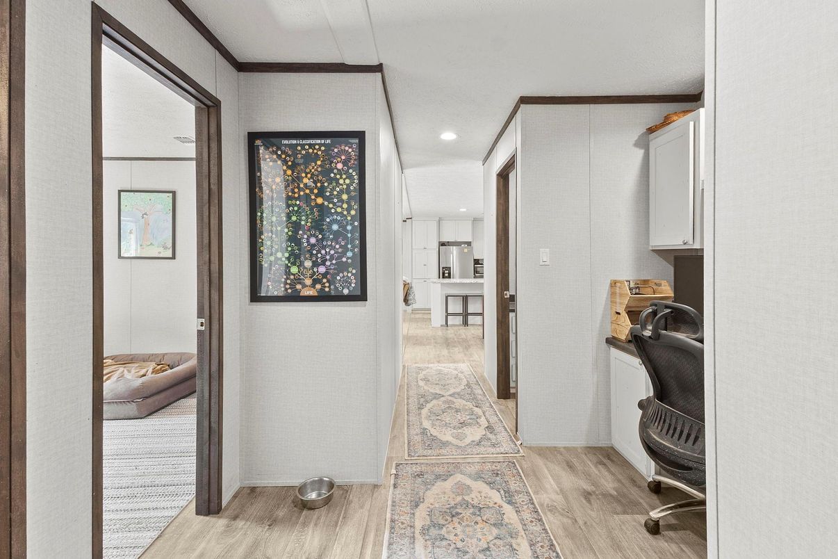 Interior, Recessed Lighting, Wood Texture Flooring