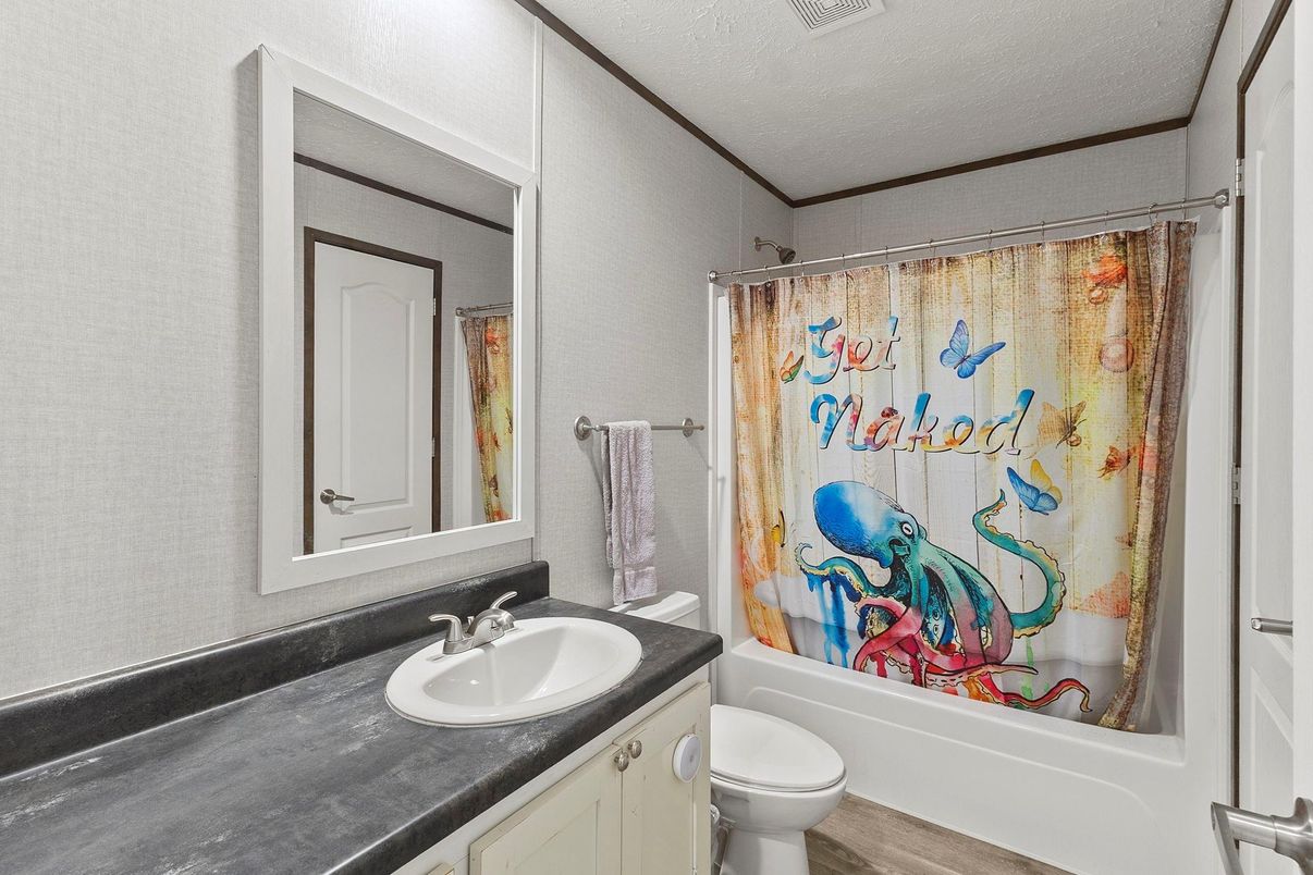 Bathroom, Interior, Wood Texture Flooring