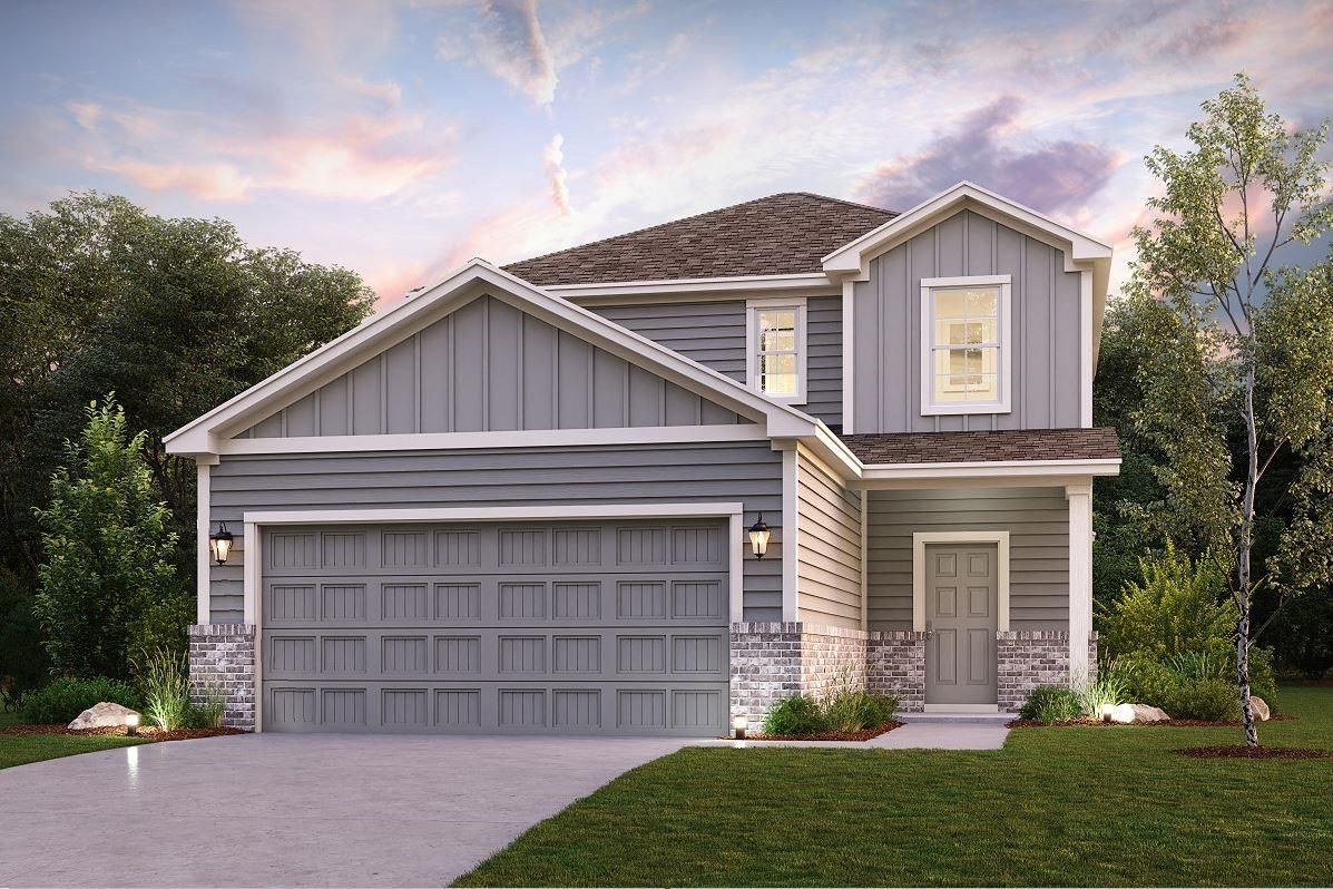 Attached, Exterior, Facade, Farmhouse