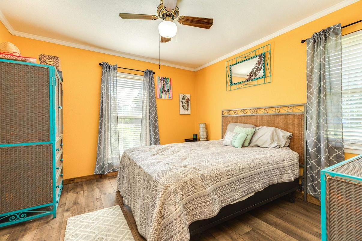 Bedroom, Interior, Wood Texture Flooring