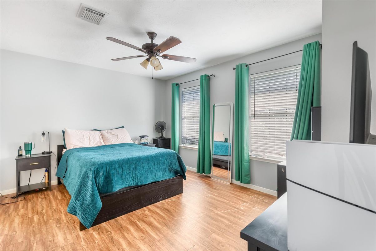 Bedroom, Interior, Wood Texture Flooring