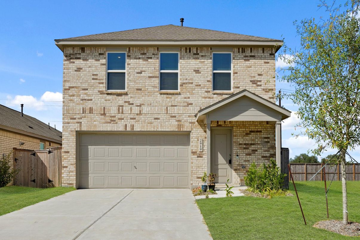 Attached, Exterior, Facade, Brick Facade, Brick Traditional