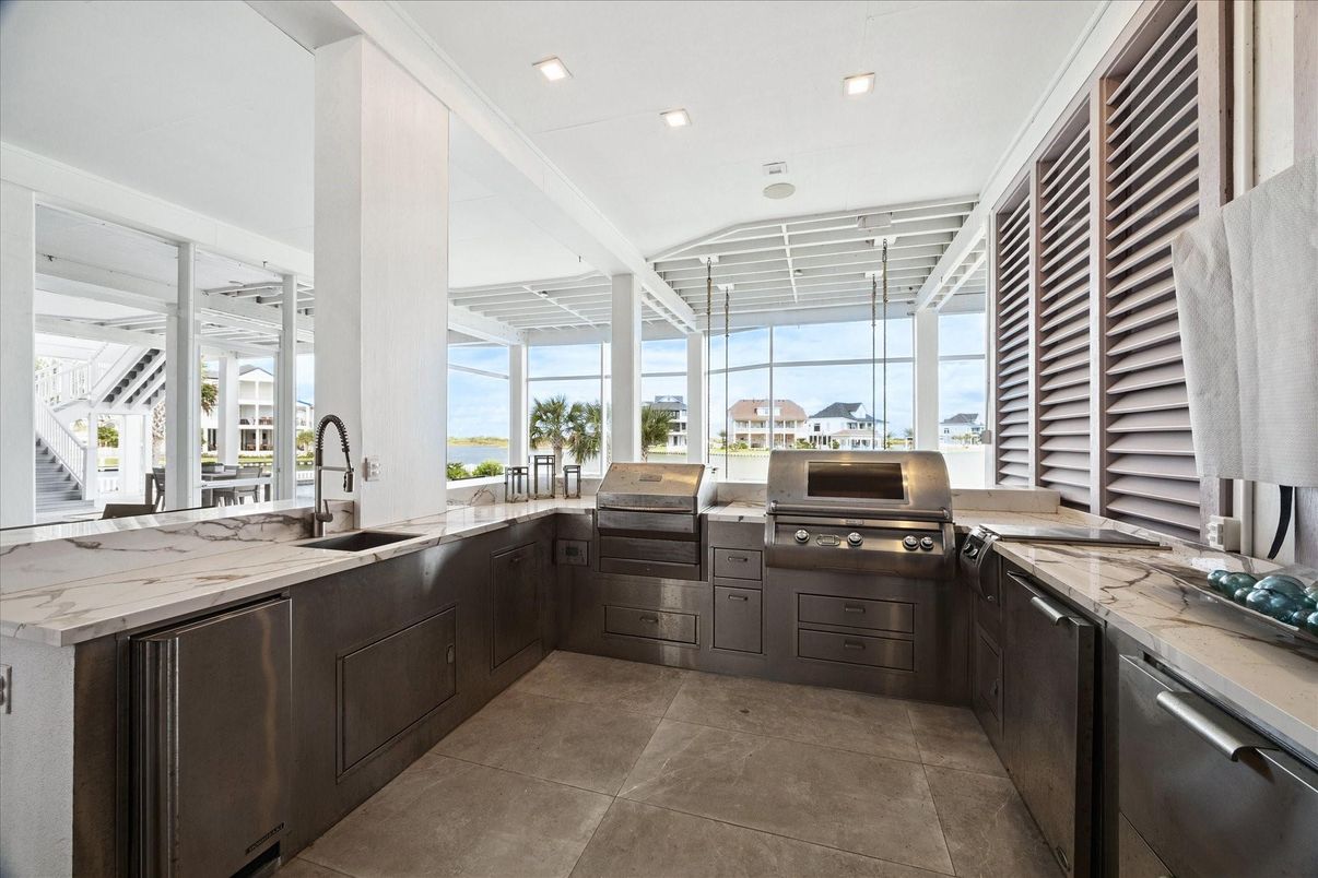 Interior, Kitchen, Recessed Lighting, Stainless Steel Appliances