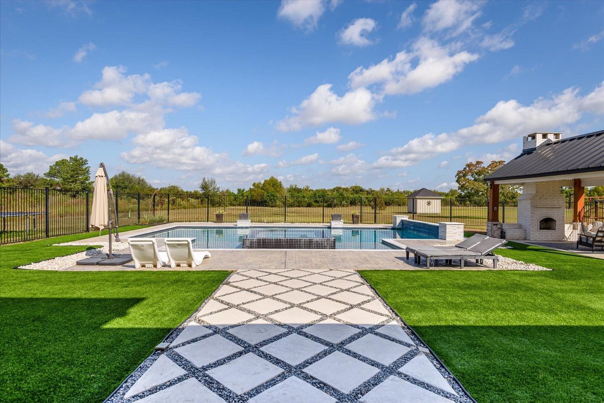 Backyard, Exterior, Fireplace, Pool