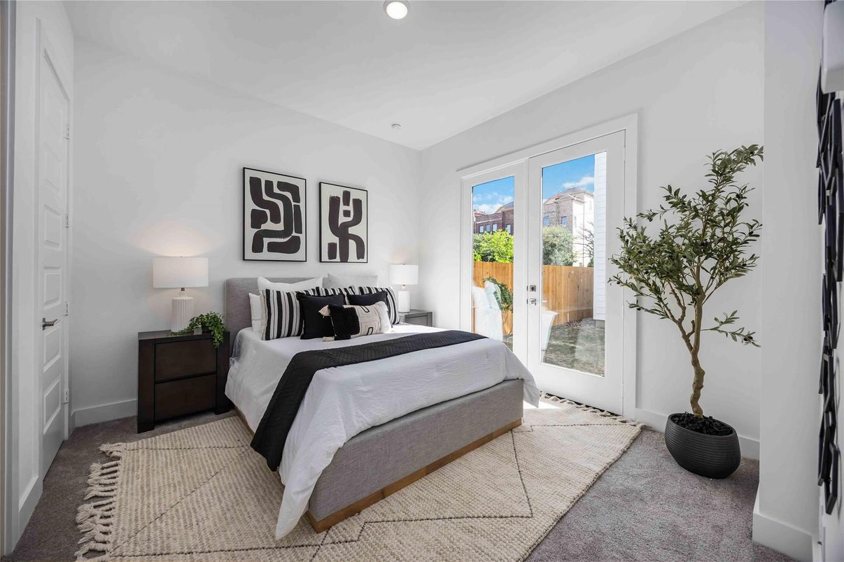 Bedroom, Interior, Recessed Lighting