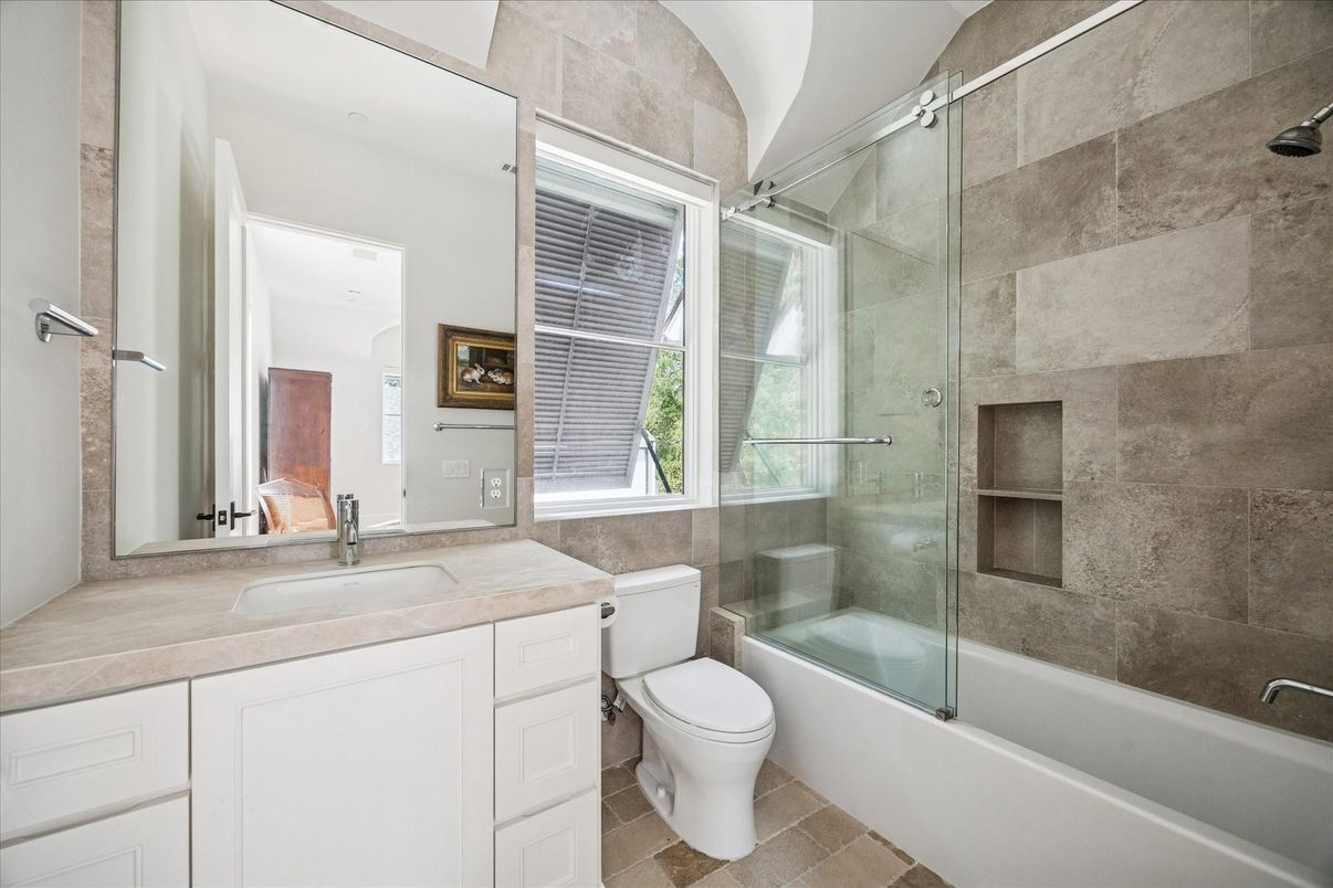 Bathroom, Glass Shower, Interior