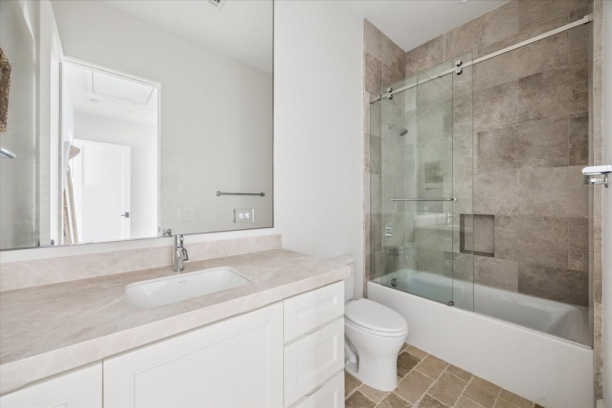 Bathroom, Glass Shower, Interior