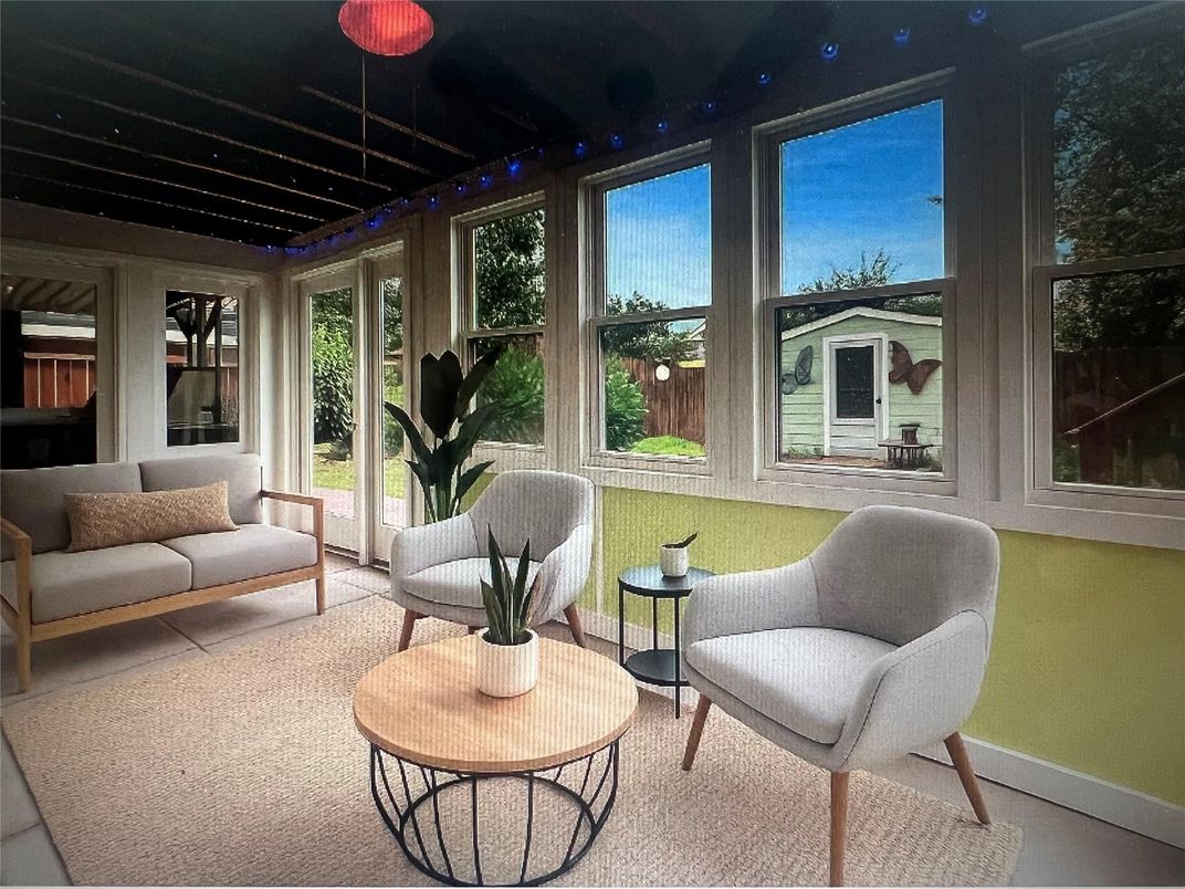 Interior, Living room, Recessed Lighting, Sun Room