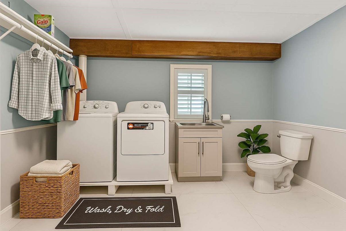 Bathroom, Interior, Washer