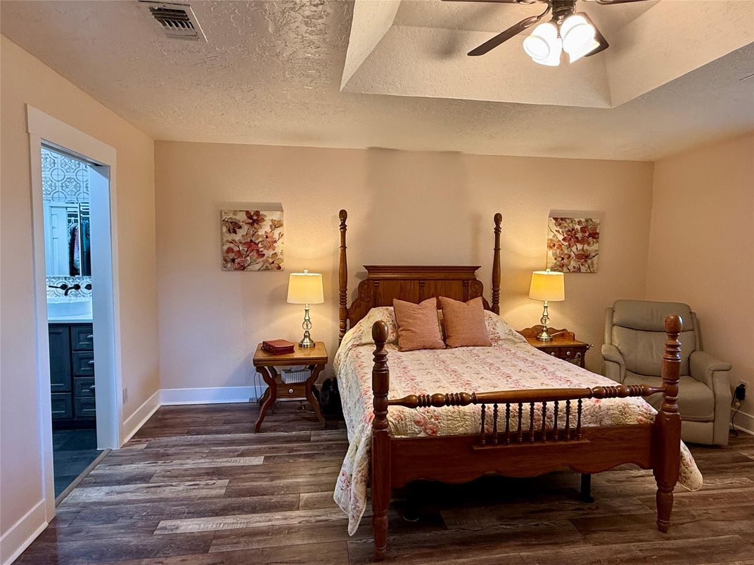 Bedroom, Interior, Wood Texture Flooring