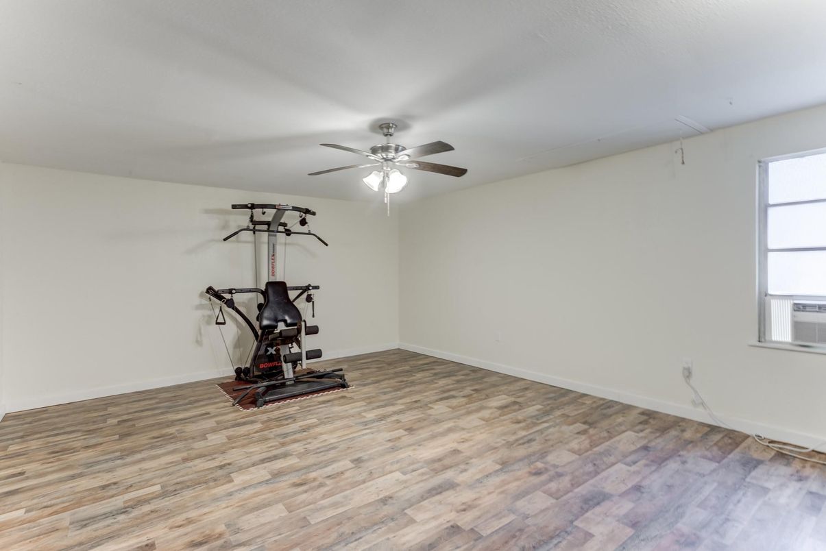 Fitness Equipment, Interior, Wood Texture Flooring