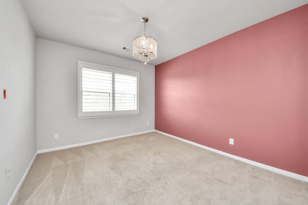 Chandelier, Empty room, Interior