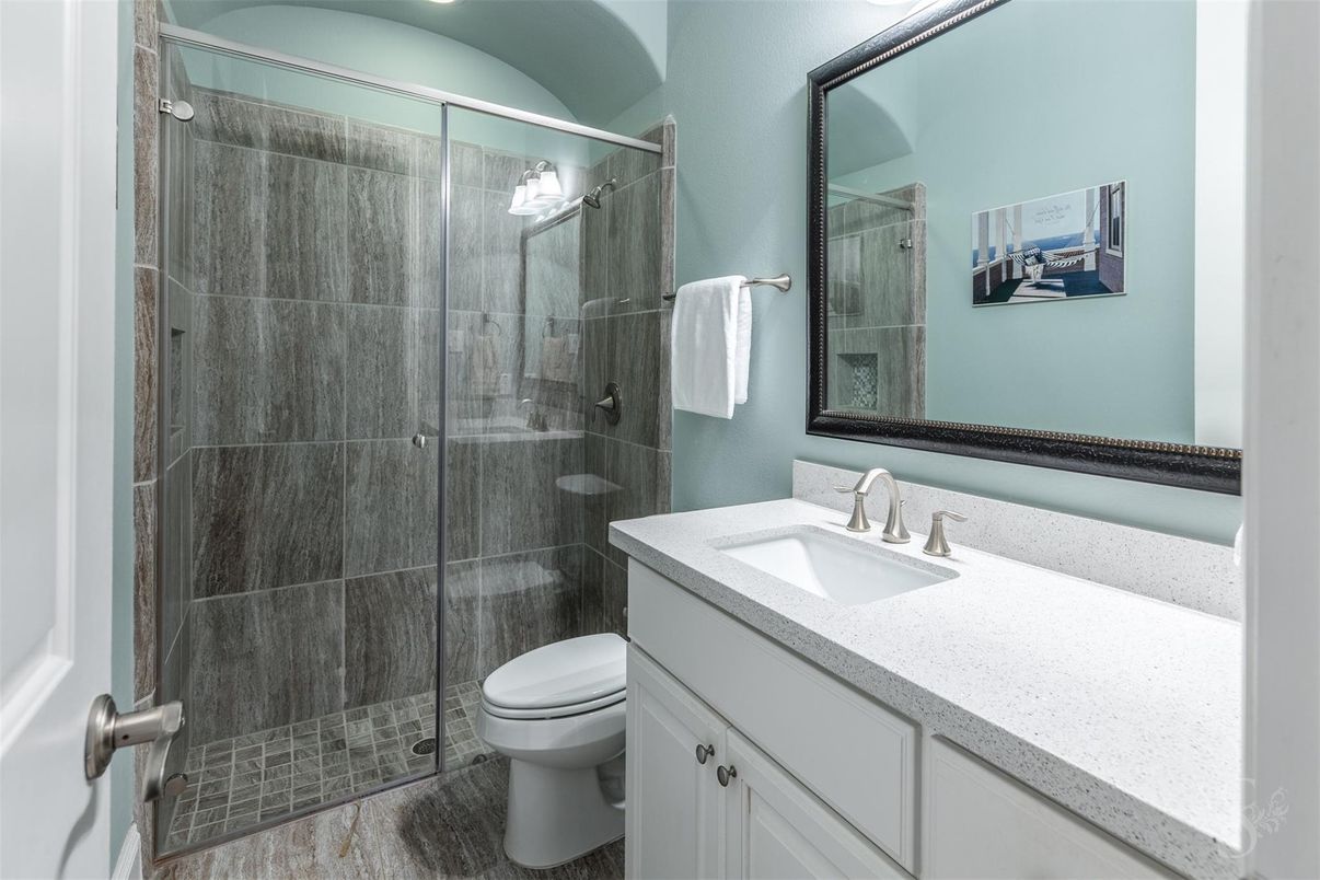 Bathroom, Glass Shower, Interior