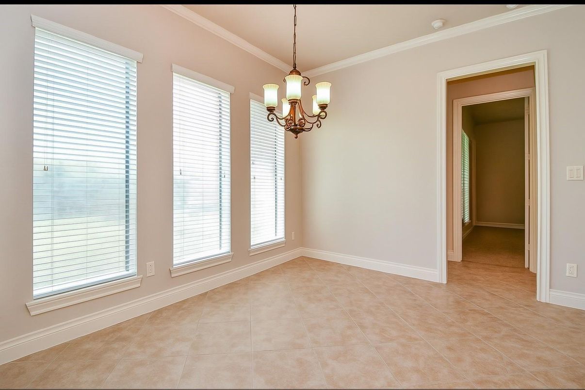 Chandelier, Empty room, Interior