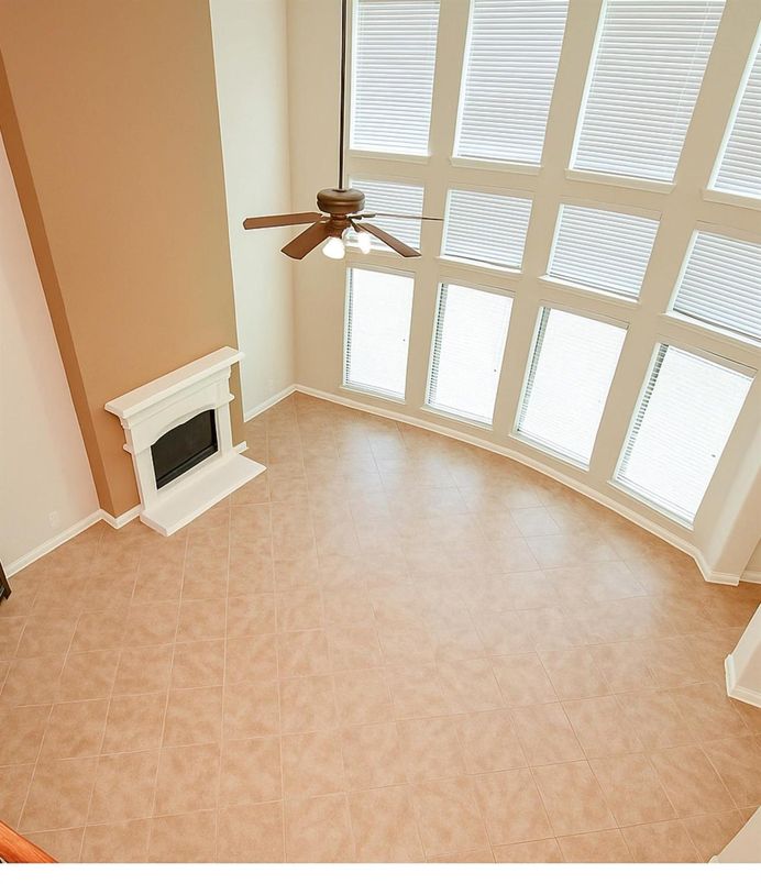 Empty room, Fireplace, Interior