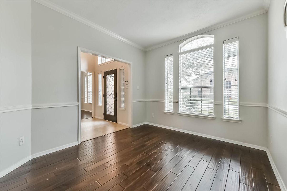 Empty room, Interior, Wood Texture Flooring