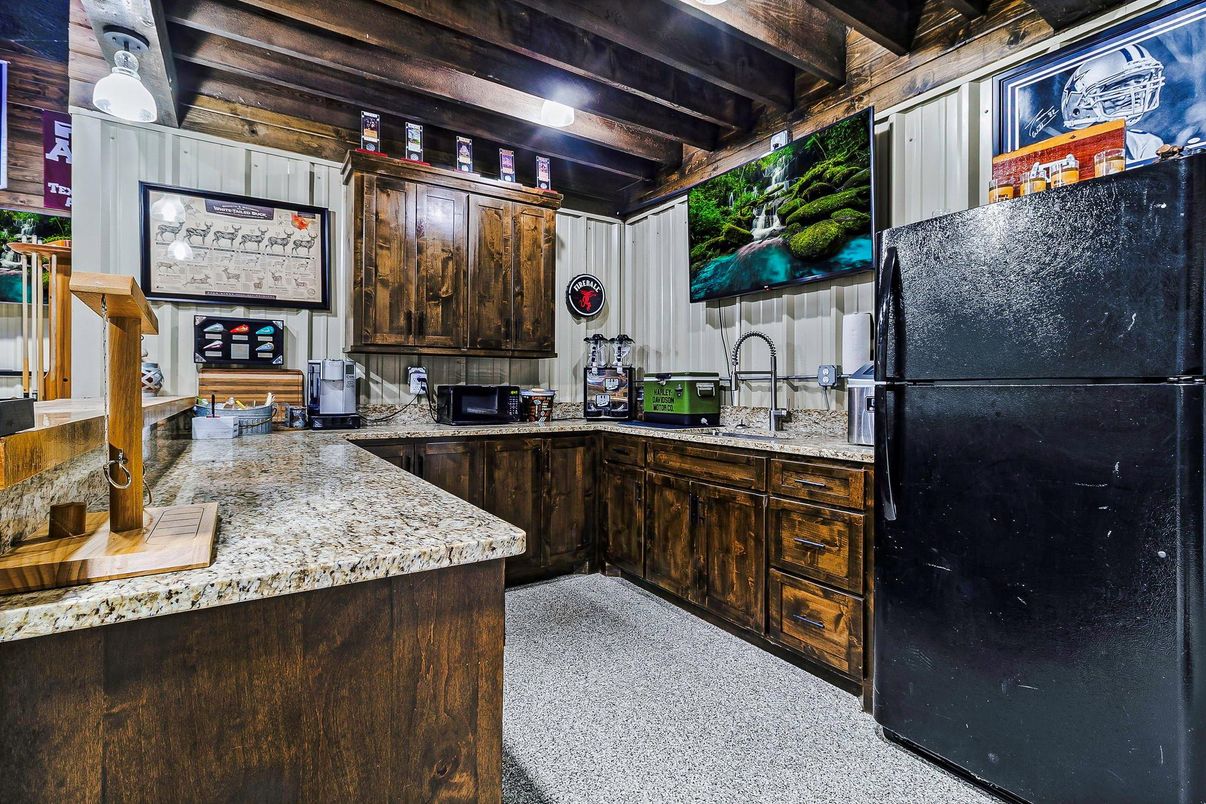 Interior, Kitchen, Wooden Beams