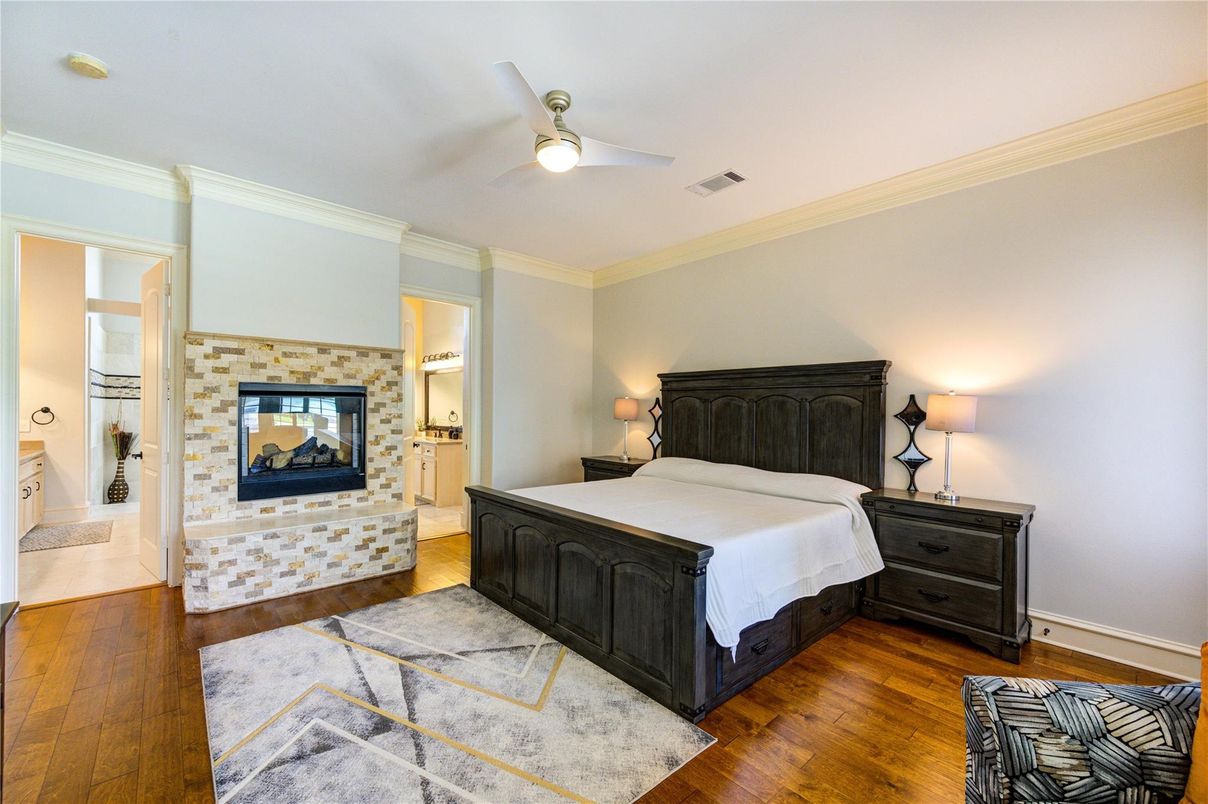 Bedroom, Interior, Wood Texture Flooring