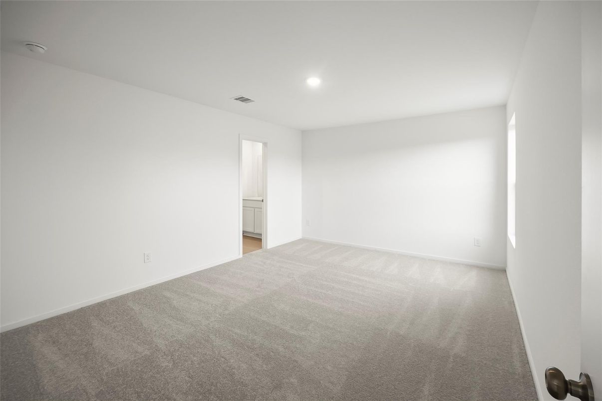Empty room, Interior, Recessed Lighting