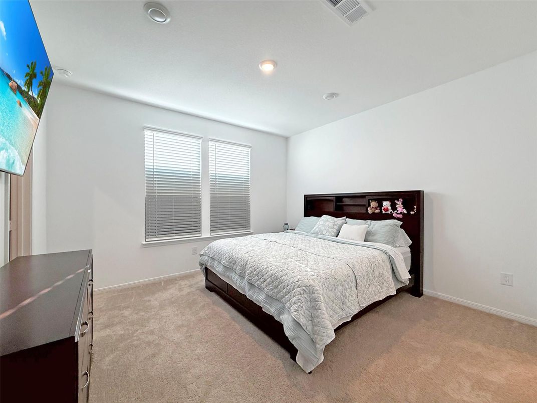 Bedroom, Interior, Recessed Lighting