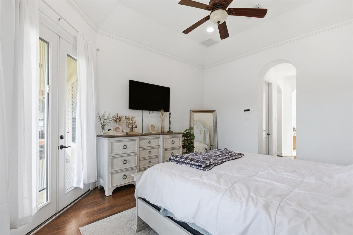 Bedroom, Interior, Wood Texture Flooring