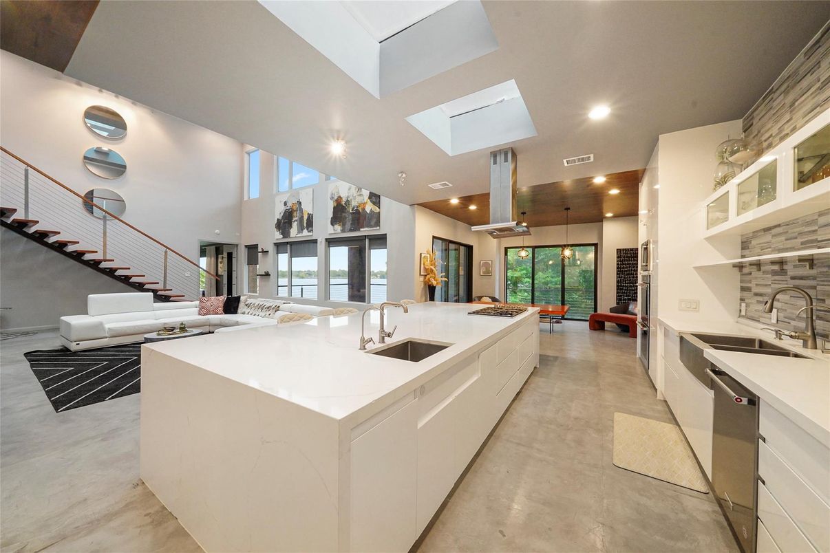 Interior, Kitchen, Pendant Lights, Recessed Lighting