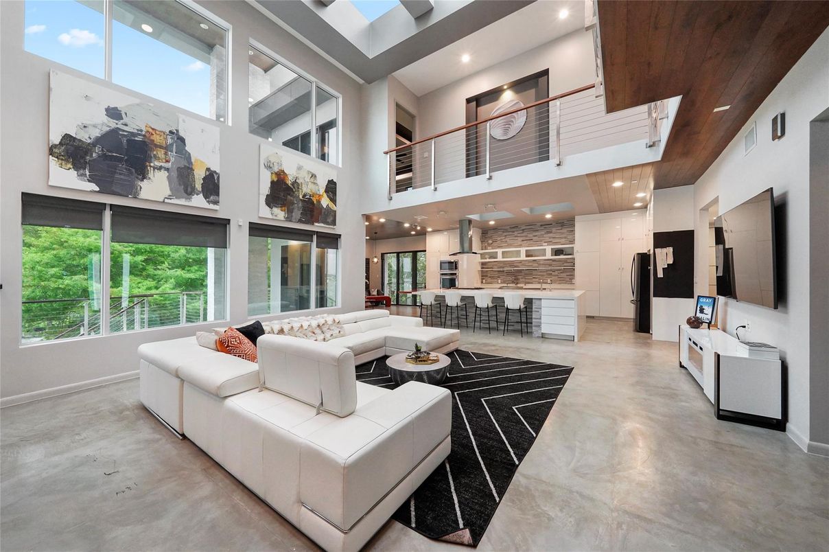 Interior, Kitchen, Living room, Recessed Lighting