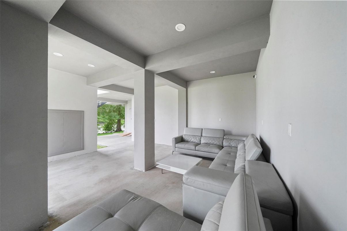 Interior, Living room, Recessed Lighting