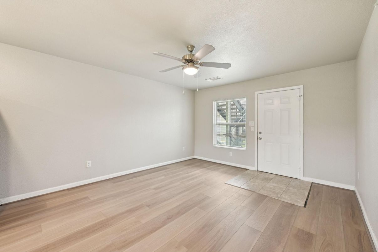 Empty room, Interior, Wood Texture Flooring