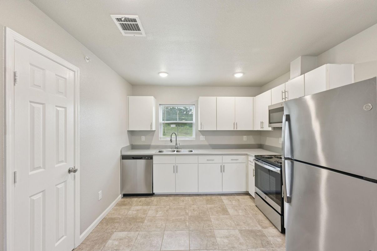 Interior, Kitchen, Recessed Lighting, Stainless Steel Appliances