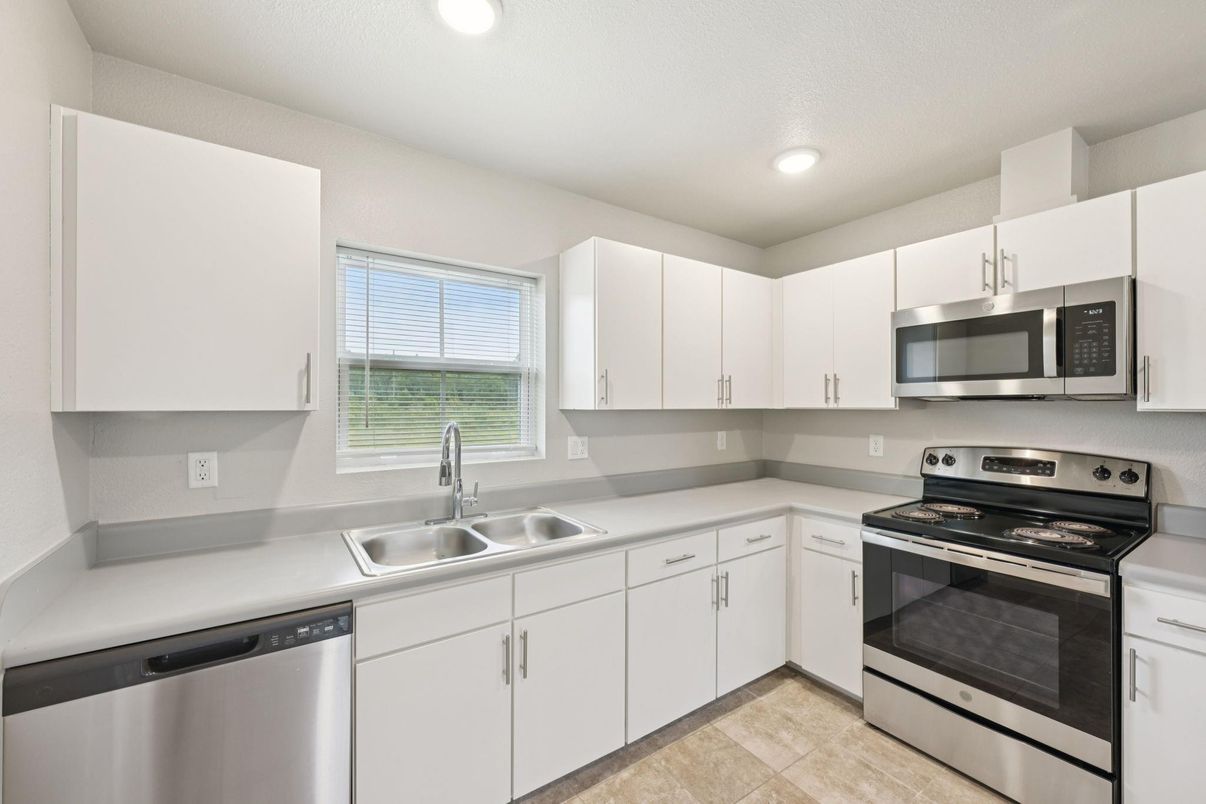 Interior, Kitchen, Recessed Lighting, Stainless Steel Appliances