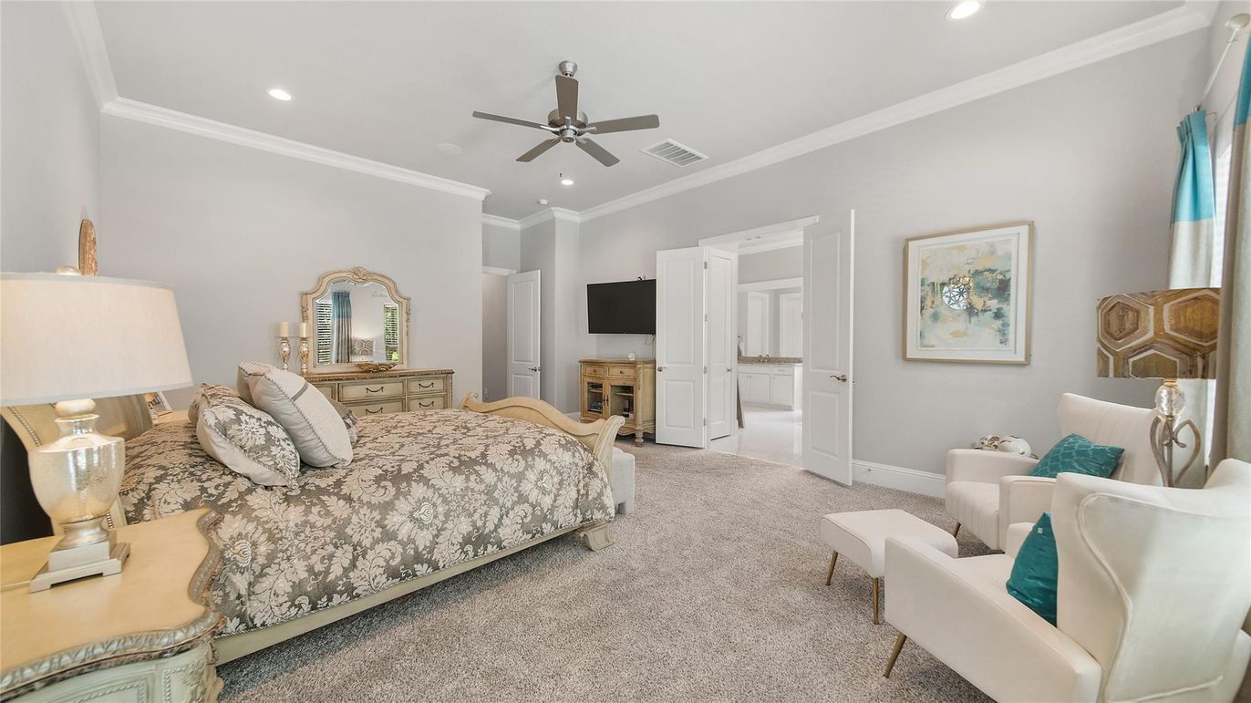 Bedroom, Interior, Recessed Lighting