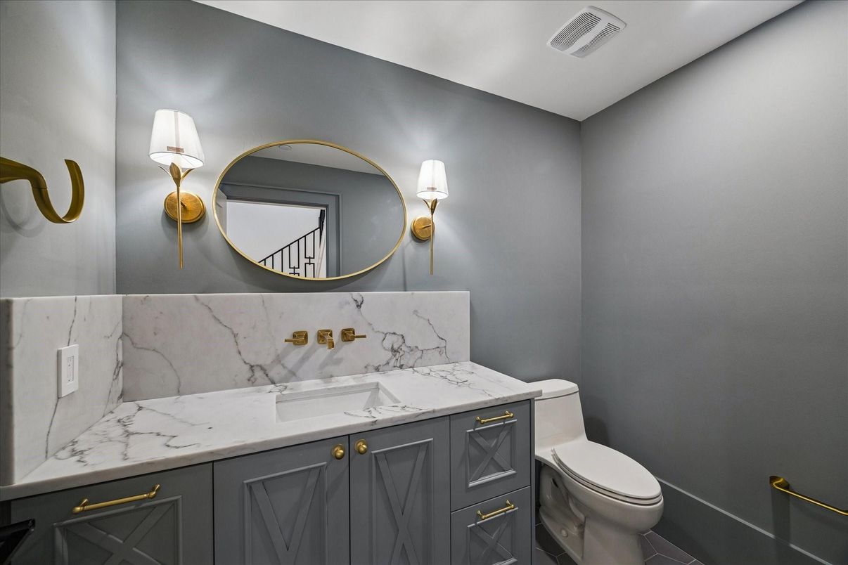 Bathroom, Interior, Marble Walls