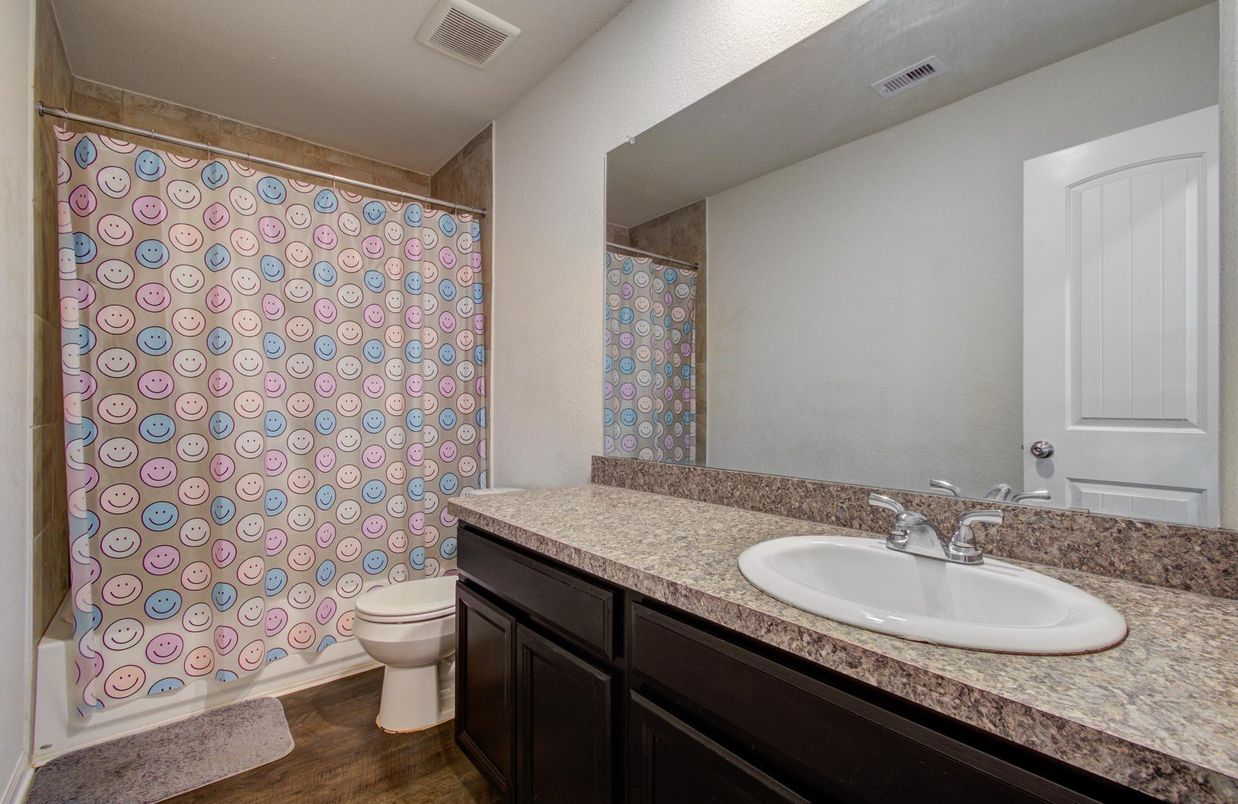 Bathroom, Interior, Wood Texture Flooring