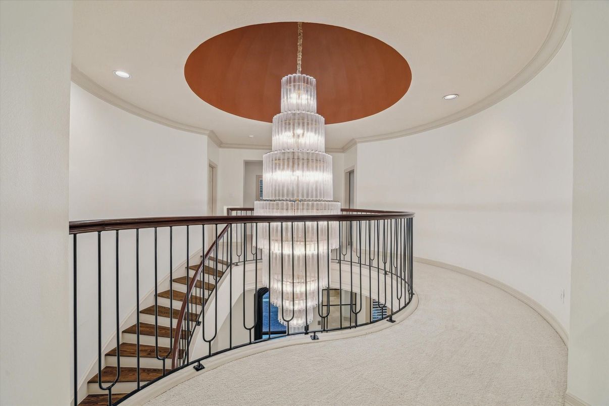 Chandelier, Interior, Recessed Lighting